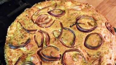 Foto van Bloemkooltaart