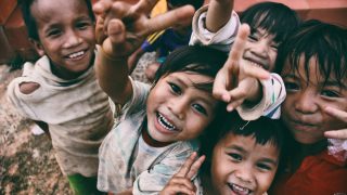 Lachende Kinderen