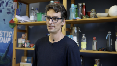 Jeroen Dagevos van de Plastic Soup Foundation