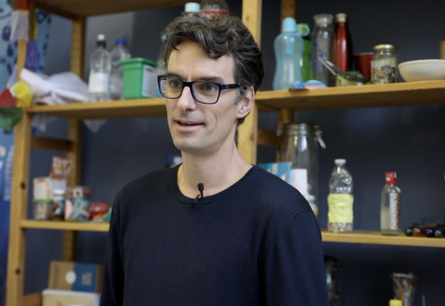 Jeroen Dagevos van de Plastic Soup Foundation